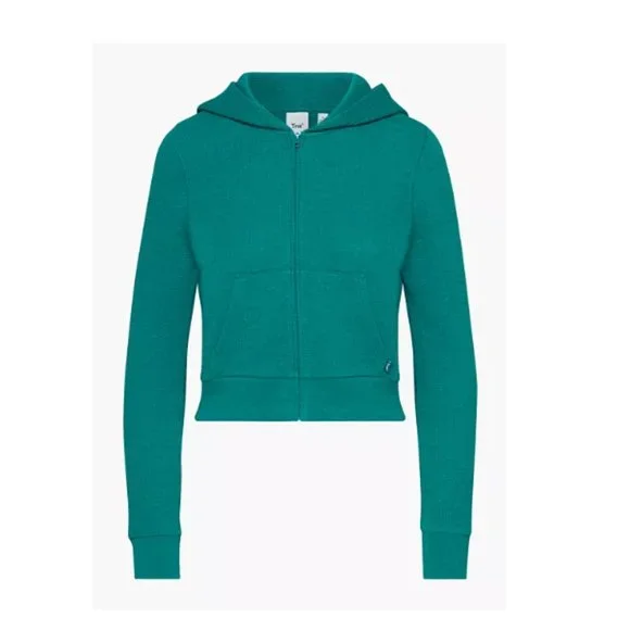Aritzia waffle zip up hotsell